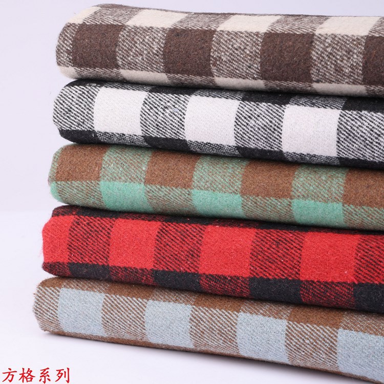 Picture of TR Red Plaid Cotton Slub Thickened Clothing Home Decoration Handmade Multi-purpose High Weight Suit Fabric