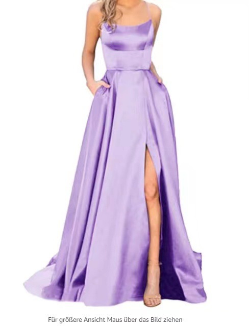 Picture of 2022 Amazon European and American Bridesmaid Dress Long Dress Slim Shoulder-free Best Friend Amazon Bridesmaid Evening Dress