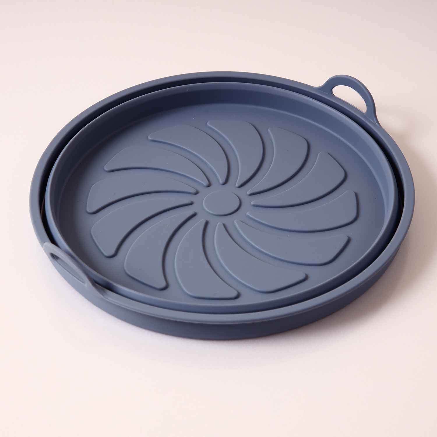 Picture of High temperature resistant folding silicone air fryer basket baking tray inner basket silicone pot air fryer