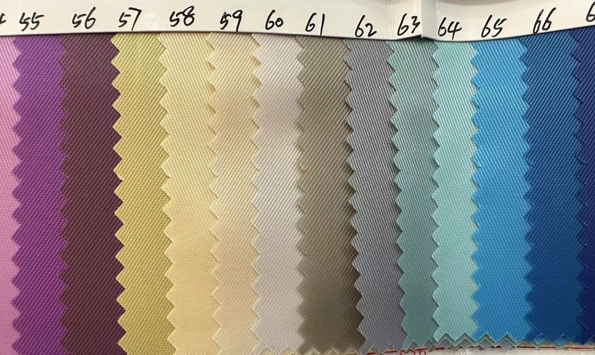 Picture of 230D double-sided twill Oxford cloth bag cloth bag fabric polyester cloth 200 color in stock supply