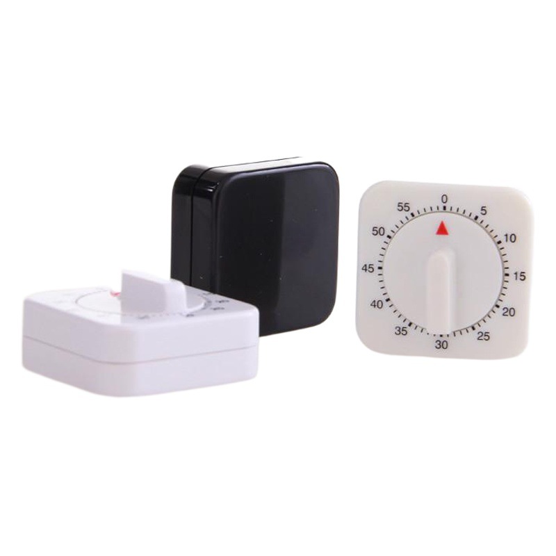 Picture of T203 Mini Small Square Home Kitchen Mechanical Timer Rotating Timer Hair Dye Timer Alarm Clock