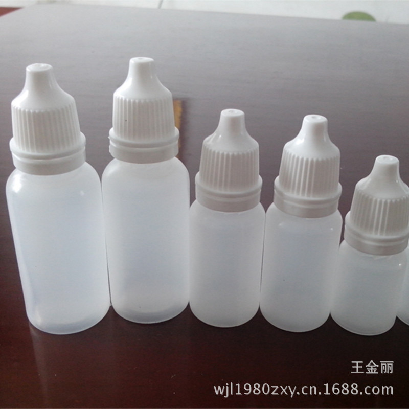 Factory supply 10ml liquid bottle dropper bottle three-piece plastic bottle with inner cap plastic bottle