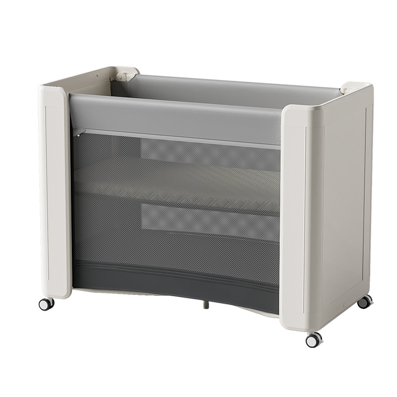 Picture of Baby crib newborn stitching big bed Baby Shaker bb children's bed game bed multifunctional mobile foldable