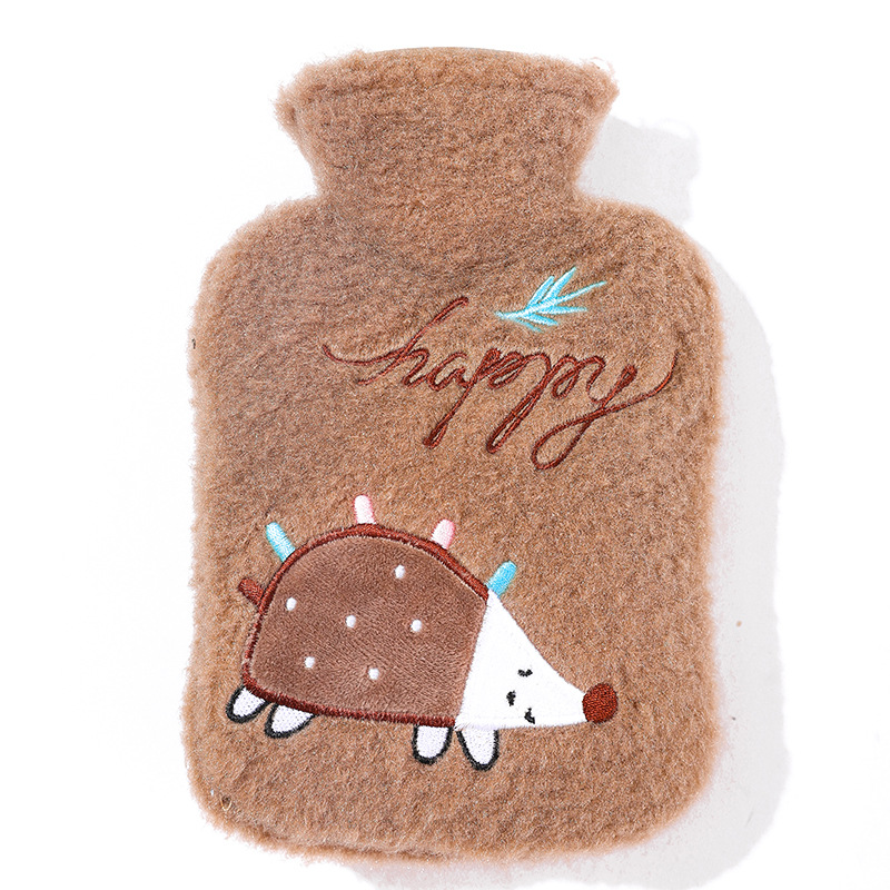 Picture of Cross-border Cartoon Hand Warmer Large Fleece Set Simple Winter Warm Water Bag Cute Student Plush Water Injection Hot Water Bag