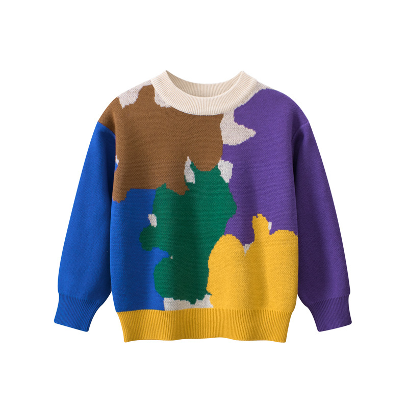 Picture of 27kids Korean style children's clothing cross-border supply autumn and winter new children's sweater baby boys' clothes knitwear wholesale