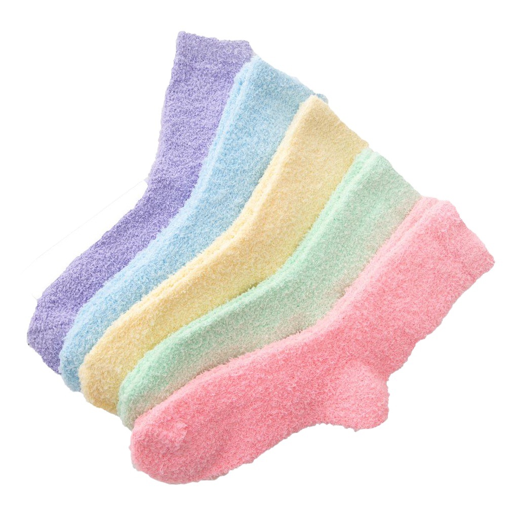 Picture of Coral fleece anti-lint Amazon hot floor socks in autumn and winter thick warm sleep socks KC01