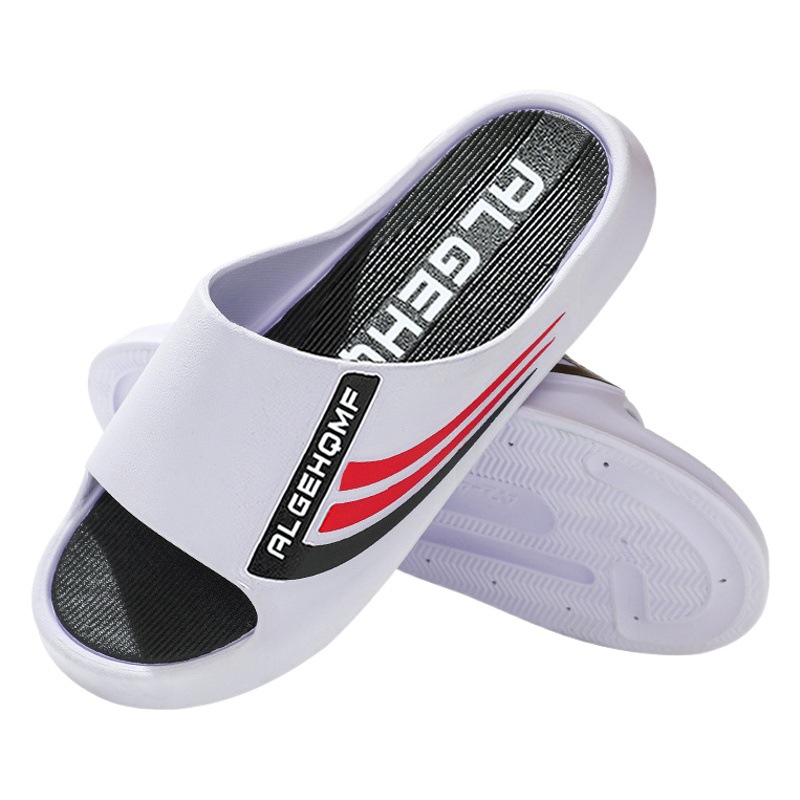 Slip-on Slippers Men's Summer Special Wear-resistant Indoor Autumn Thick-soled Slippers Home Non-slip Deodorant PVC Slippers