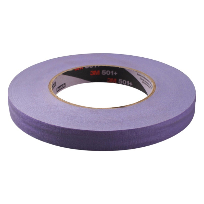 3m501 masking paper tape car paint masking purple paper tape high temperature resistant painting 3m501 masking paper
