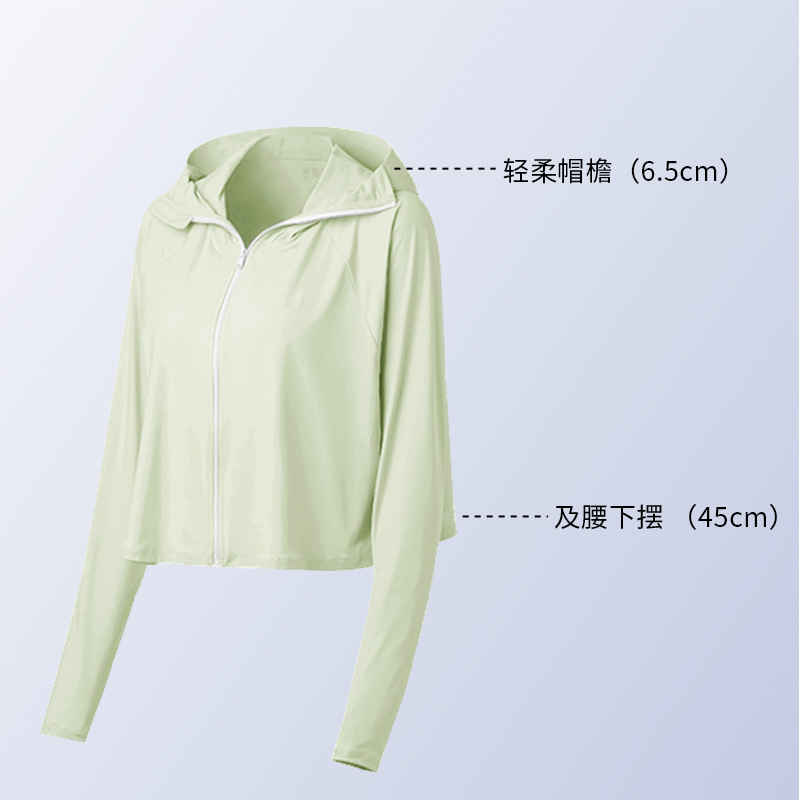 Picture of Summer Jiao Style Sun Protection Clothing for Women, Sun Protection Shawl with Black Rubber Brim, Uv Protection, Cloud Yarn Ice Silk