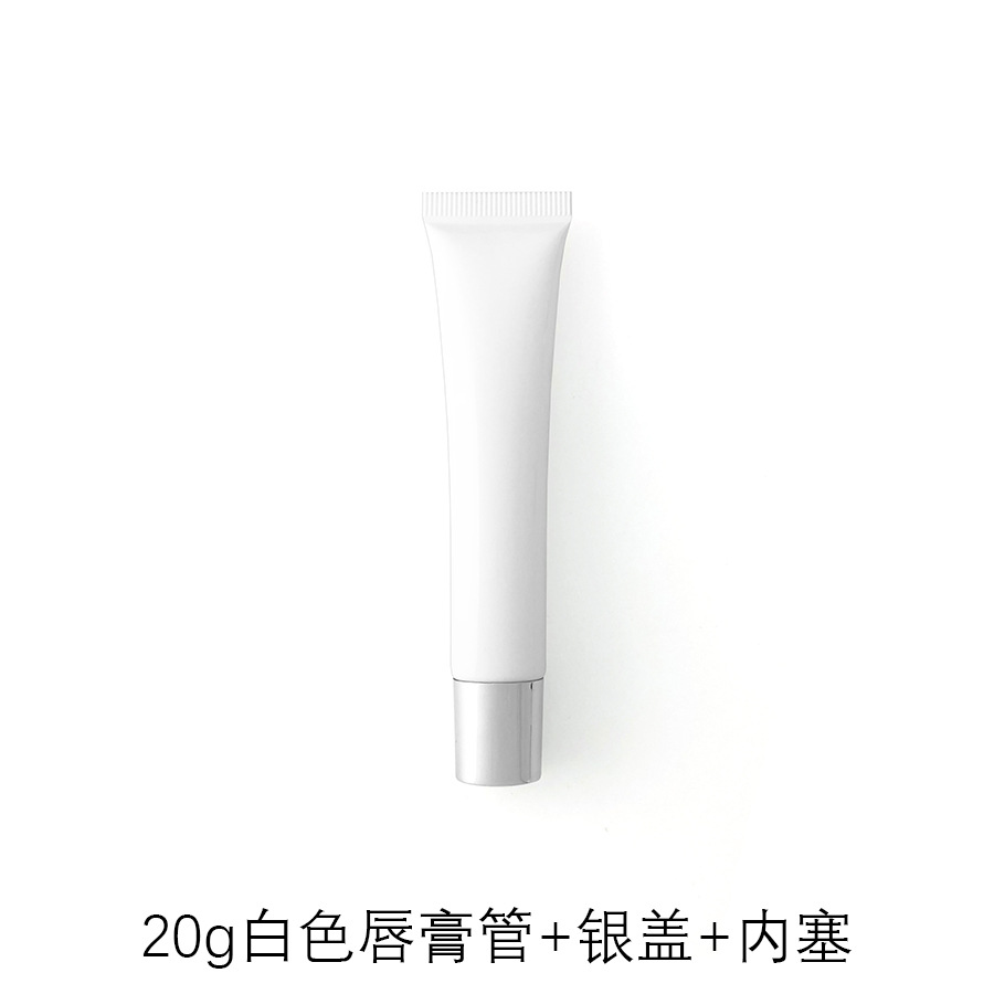 Picture of [Spot] 10g15g20g transparent white lipstick hose cosmetic hose packaging empty bottle lip gloss packaging