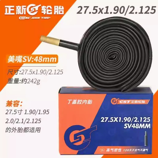 Picture of Zhengxin Bicycle Inner Tube 20/24/26 27.5 29X1.75/1.90/2.125 Mountain Bike Tire Accessories