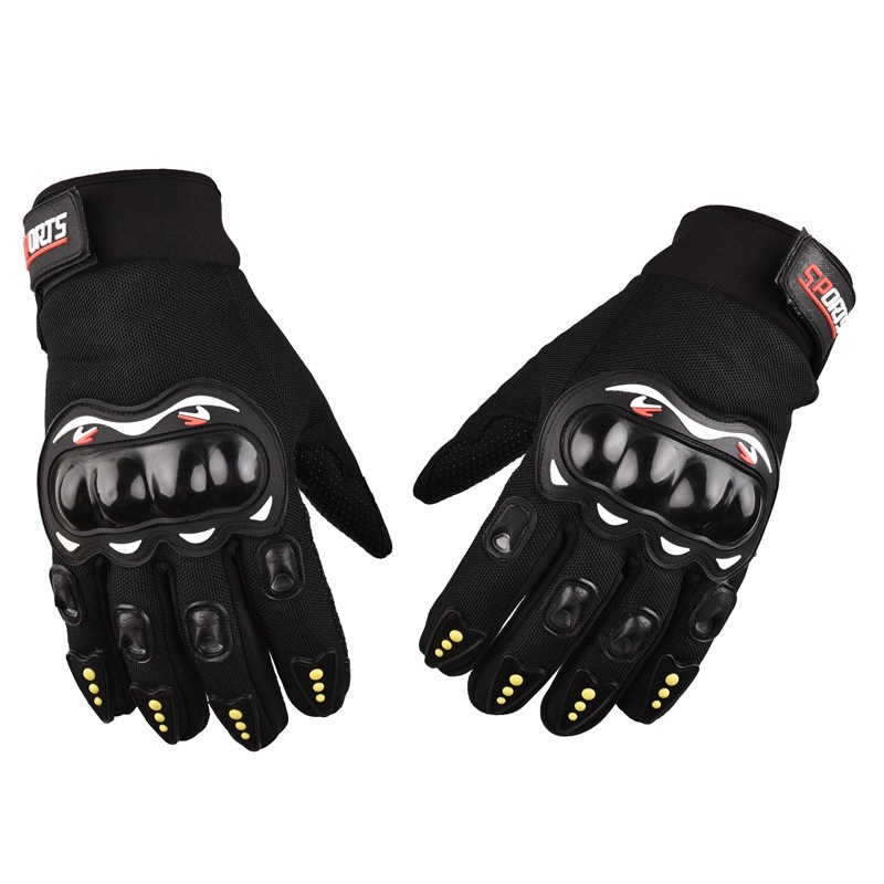 Motorcycle motorcycle gloves outdoor sports breathable non-slip long finger half finger touch screen protective riding gloves wholesale