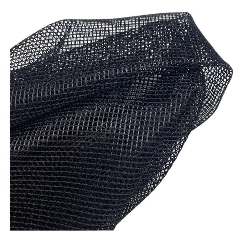 Spot Polyester Diamond Mesh Fabric Checkered Mesh Fabric Luggage Elastic Mesh Fabric Diamond Breathable Four-Corner Warp Knitted Fabric