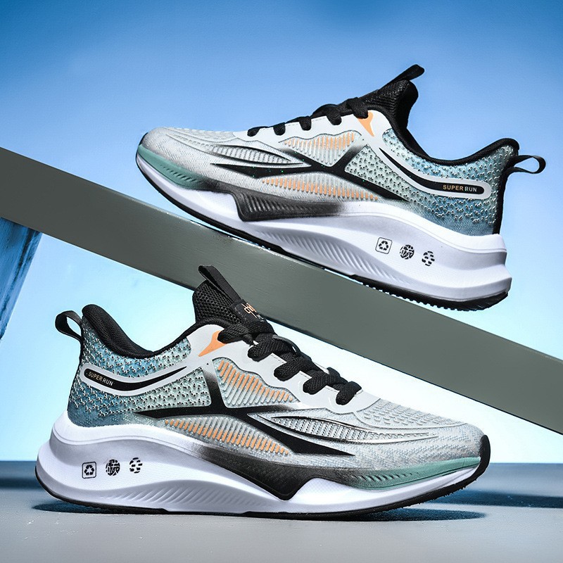 Summer New Fashion Trend Red Rabbit Professional Running Shoes Non-slip Breathable Lightweight All-match Men's Shoes for Teenagers and Students