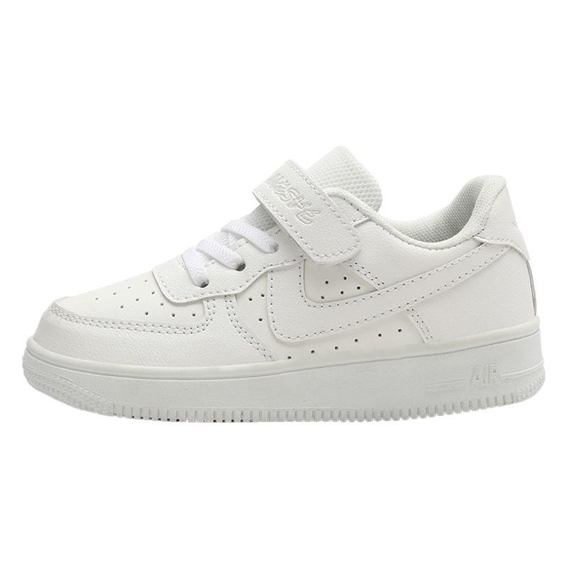 Foreign Trade Kidsren's Shoes, Kidsren's White Shoes, Boys' Shoes, 2024 Spring and Autum New Student Girls' White Sports Sneakers