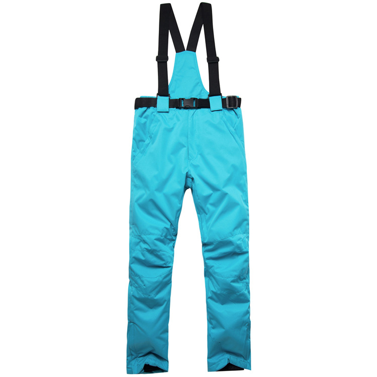 Picture of Women's Men's Winter Outdoor Couple's Ski Pants Warm Thickened Strap Cotton Pants