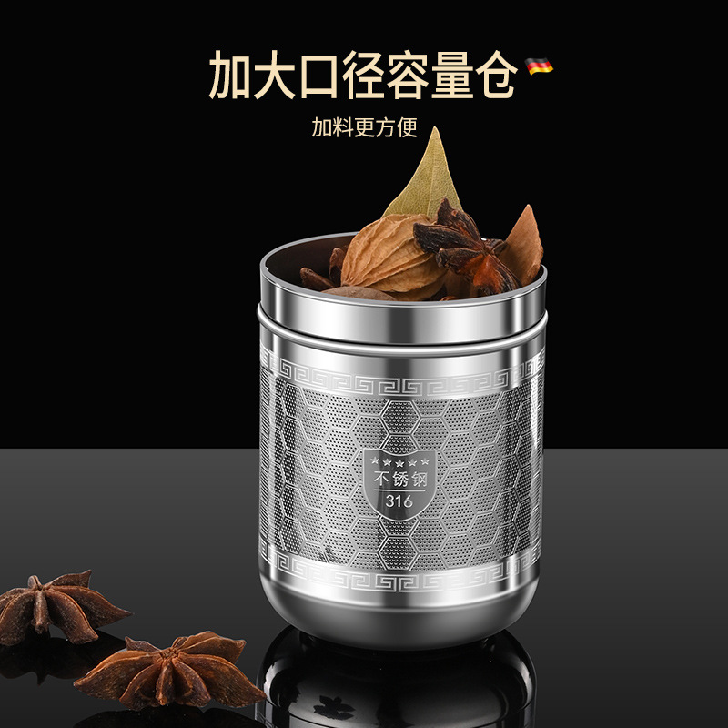 Picture of 316L stainless steel tea strainer stewed teapot tea making artifact tea compartment water separation tea filter cooking ball