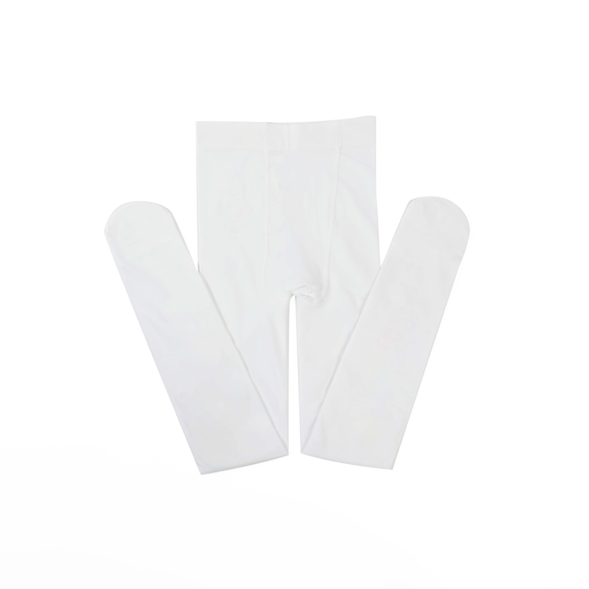 Picture of Factory wholesale spring and summer children dance socks six performance velvet 90D children's big socks white pantyhose