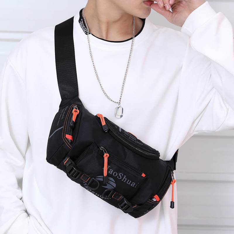 Picture of New Multifunctional Outdoor Waist Bag Sports Men's Shoulder Crossbody Bag Waterproof Chest Bag Cycling Climbing Large Capacity Waist Bag