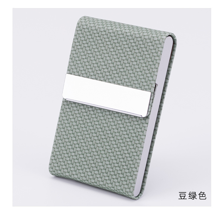 Picture of Amazon Amazon hot PU business card bag business card case Card Case full leather business card case magnetic card holder