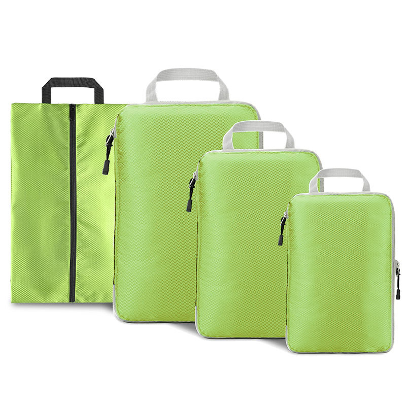 Picture of Travel Compression Storage Bag Four-Piece Set Amazon Popular Clothing Organizer Suitcase Clothing Storage Bag Set