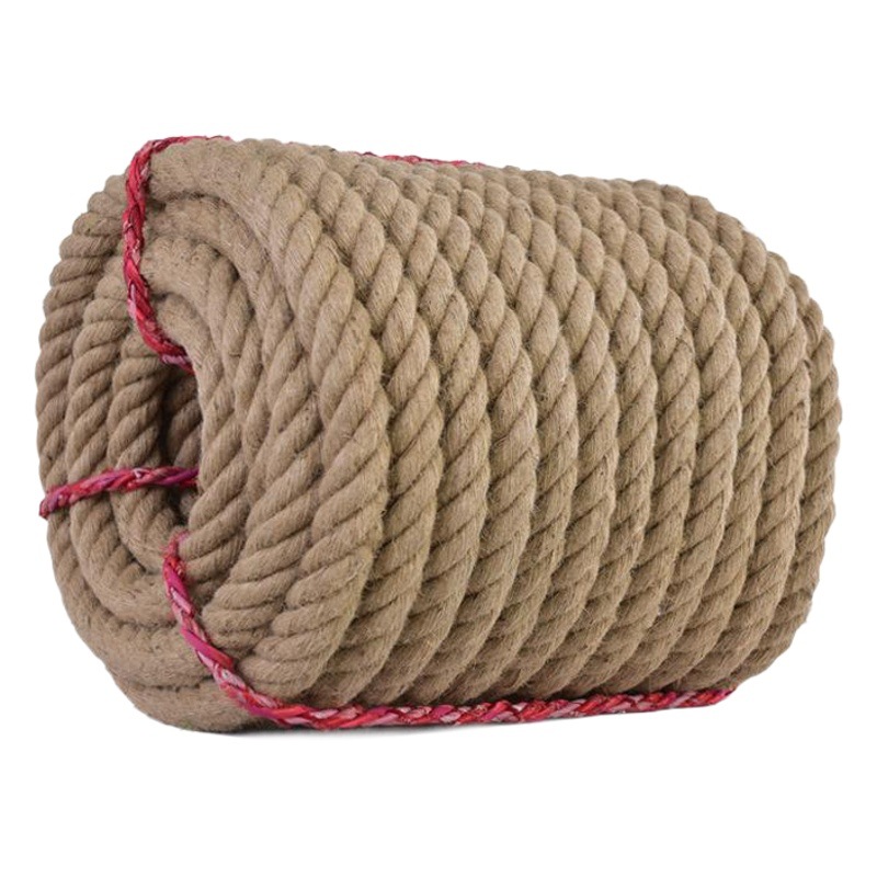 Factory supply coarse hemp rope handmade DIY material retro decorative ceiling coarse hemp rope guardrail binding rope