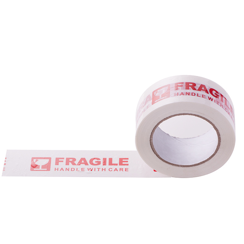 Picture of Cross-border FRAGILE English foreign trade Packaging Tape Printing FRAGILE warning tape 100 m