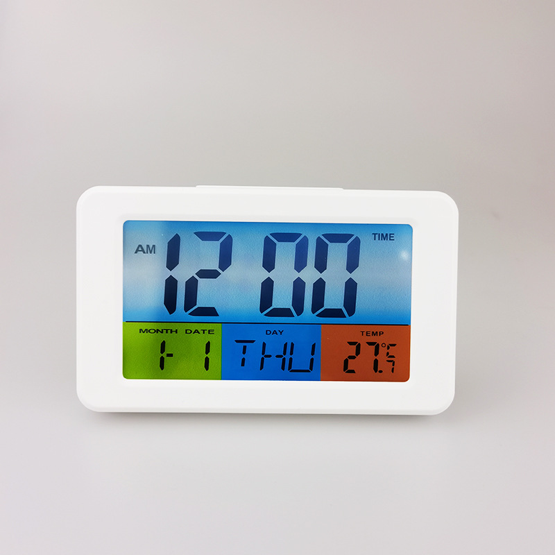 2023 New Hot Sale Electronic Alarm Clock Luminous Color Screen Multifunctional Student Children Creative LED Digital Alarm Clock Gift