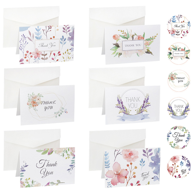Picture of Holiday greeting card Christmas New Year Amazon THANK YOU card envelope sticker set