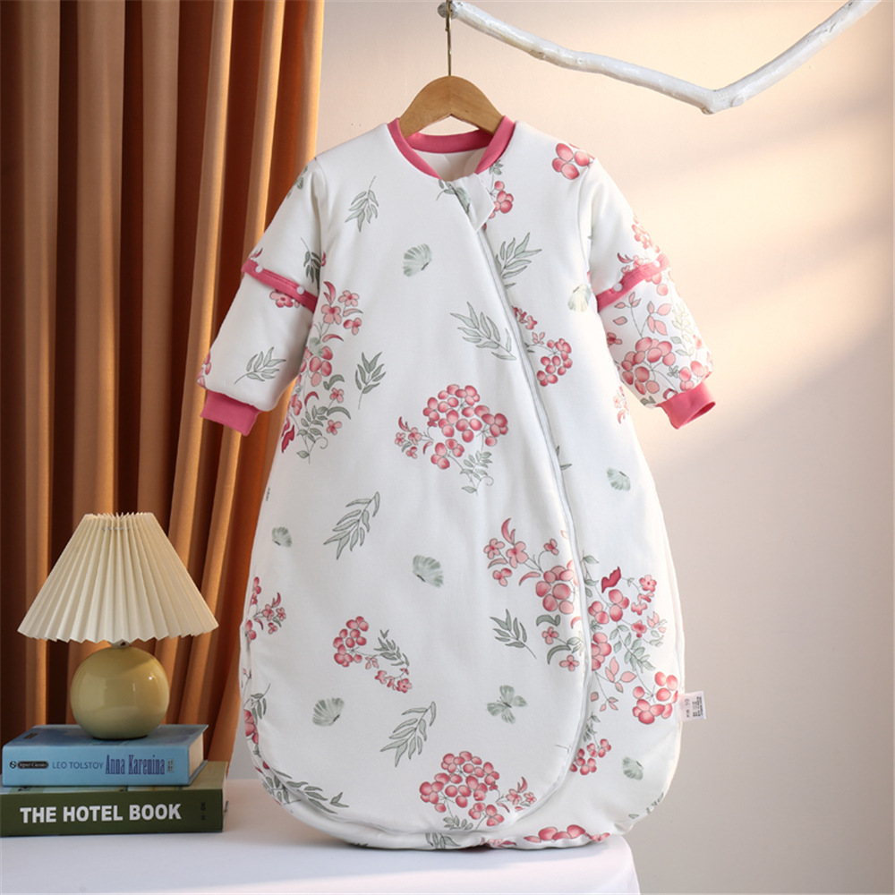 Aishimiao Constant Temperature Baby Sleeping Bag Cartoon Pure Cotton Antibacterial Class A Children's Sleeping Bag Spring, Autumn and Winter Baby Kick-proof Quilt Thick