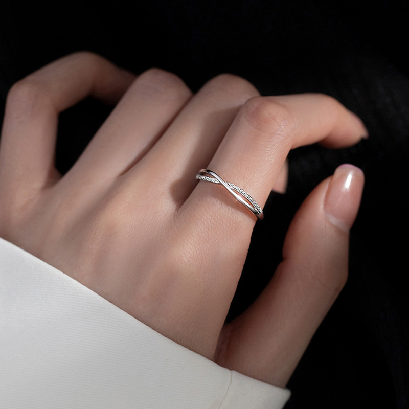In-Depth Encounter Ring for Women Niche Design Plain Ring Accessible Luxury 2022 New Trendy High-End Fashion Personalized Index Finger