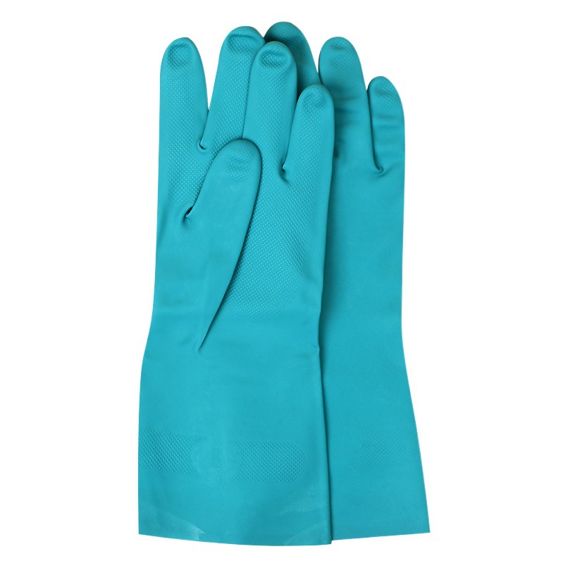 Tuofeng Nitrile Rubber Gloves Latex Thickened Ding Qing Washing Durable Rubber for Household Kitchen Wear-resistant Waterproof Cleaning