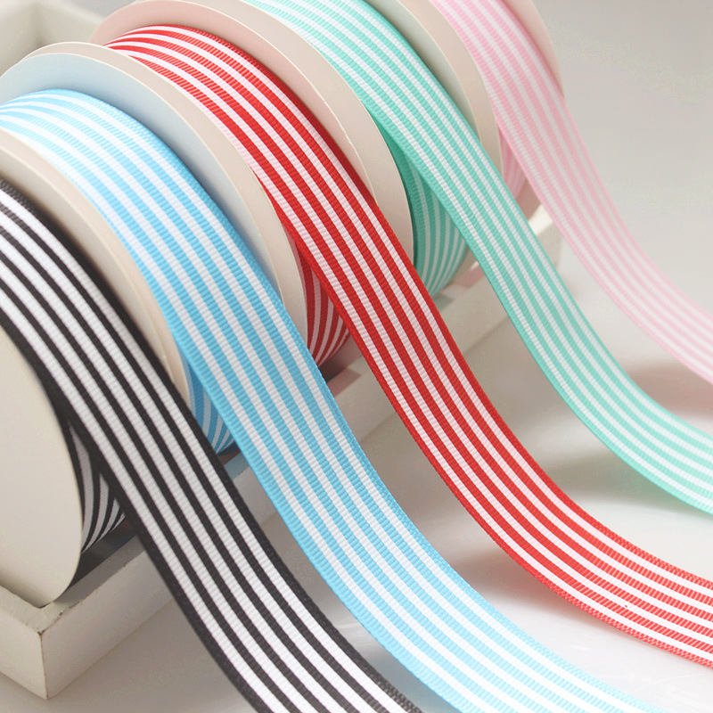 2.5cm Rib Stripe Belt Floral Ribbon Ribbon Accessories Ribbon Flower Shop Decoration Tie Gift Packaging