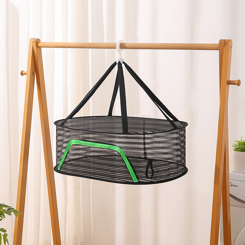 Picture of Multi-Functional Drying Net for Drying Goods, Vegetables, and Fish, Multi-Layer Foldable Drying Net Cage, Three-Layer Foldable Drying Net