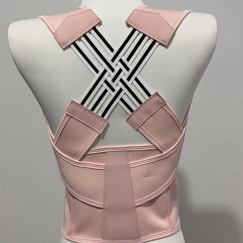 Picture of Cross-border Adult Male and Female Adult Strap Open Shoulder Anti-humpback Strap Back Strap Waist Protection Shake Tone Explosions