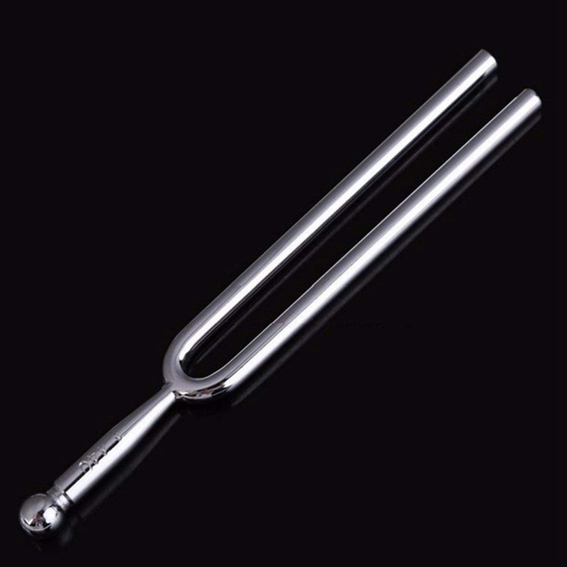 Wholesale resonance standard teaching a tune 440Hz tuning fork stainless steel Silver Violin musical instrument music tuning fork