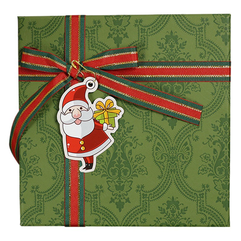 Christmas gift box empty box scarf socks red sky cover Christmas gift box in stock Apple box