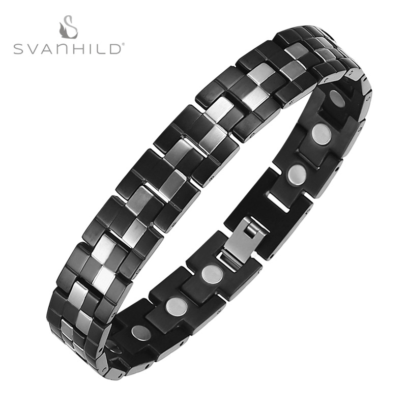 Cross-Border Pure Titanium Bracelet European and American Fashion Men's Magnet Bracelet Jewelry