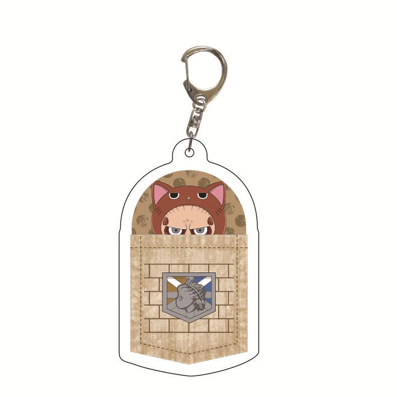 Picture of Star anime peripheral acrylic keychain pendant wholesale attack giant creative jewelry gift