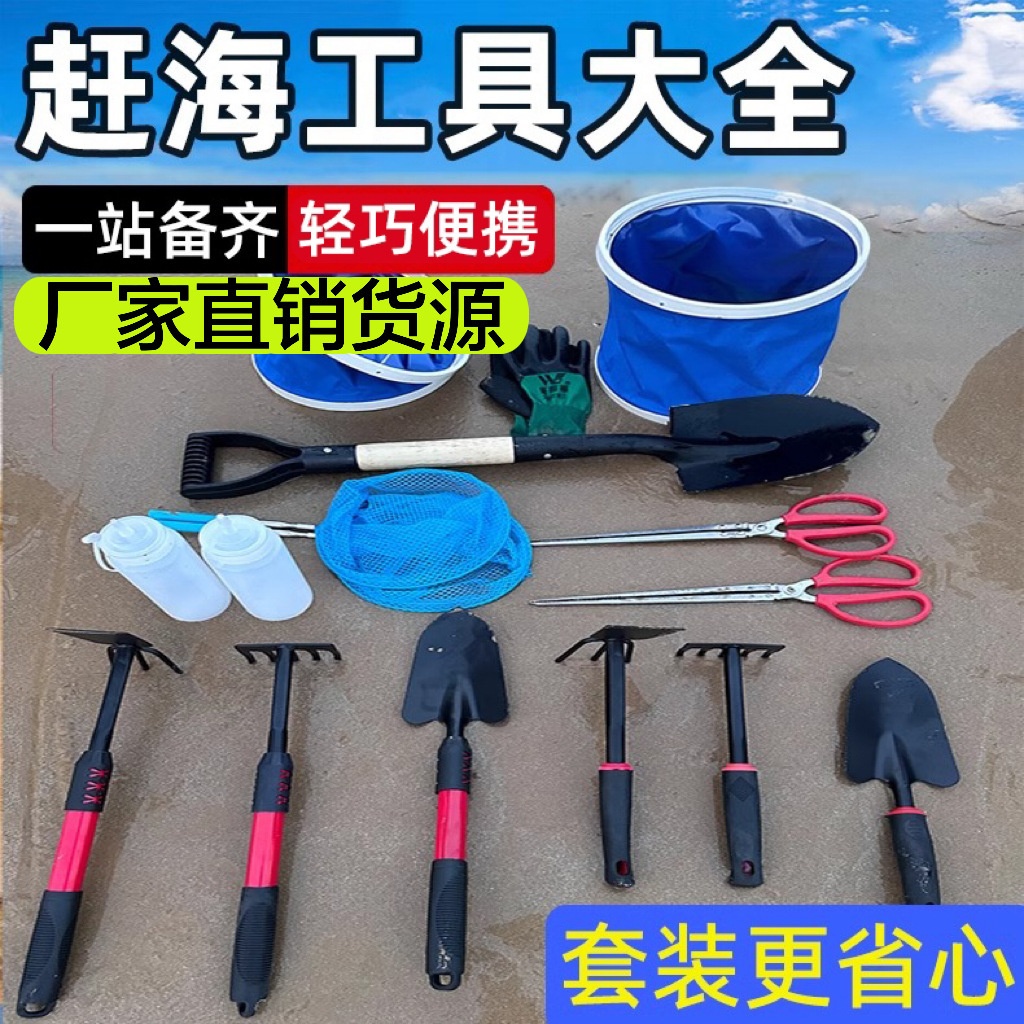 Picture of Professional Sea Catching Tool, Beach Set, Adult and Kidsren's Equipment, Clam Rake, Crab Catching Clip