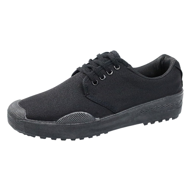 Liberation shoes men's construction site shoes labor protection shoes low side liberation shoes yellow rubber shoes factory wholesale a generation of hair