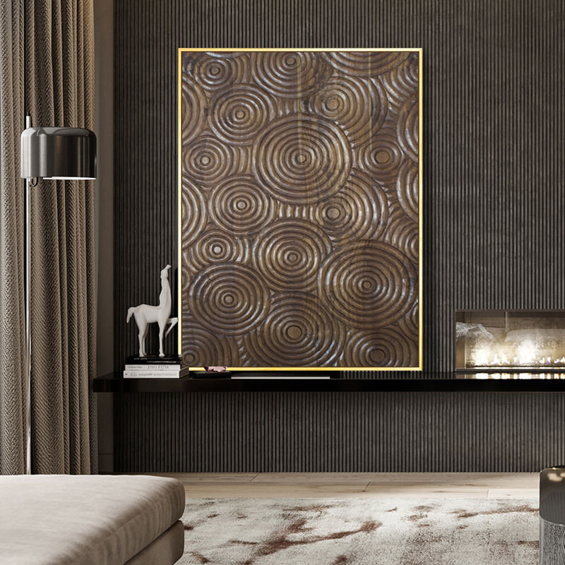 Picture of Foreign Trade Accessible Luxury Abstract Retro Poster Scandinavian Normcore Printing Prints Living Room Bedroom Decorative Painting Core