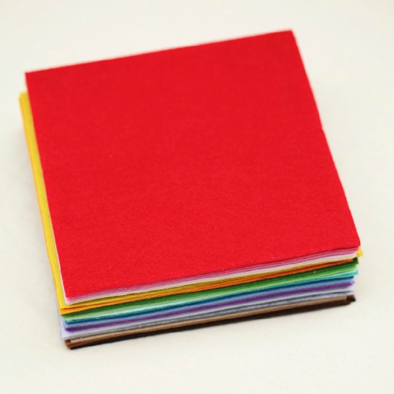 in stock wholesale non-woven material color felt cloth color needle cotton diy non-woven fabric 20*30cm