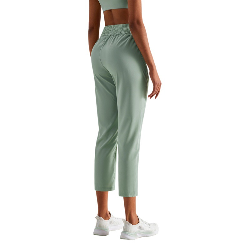 Huanpan Summer Lightweight Breathable Sun Protection Pants Loose Fitness Casual Pants Outdoor Loose High Waist Yoga Sports Pants for Women
