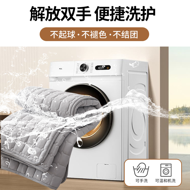 Picture of Summer Mattress Cushion Home Bedroom Cushion Mattress Protective Cushion for Students Single Mattress Hotel Protective Cushion