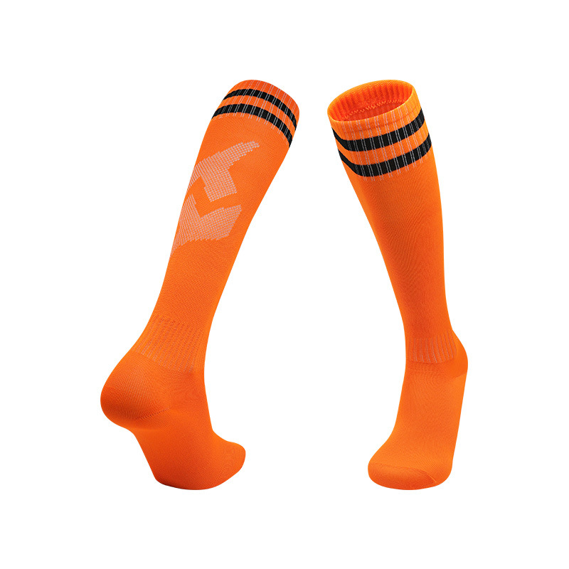Picture of Autumn and Winter Two-Bar Soccer Socks, Breathable and Sweat-Absorbent, Long Striped Sports Socks, Thin High-Tube Professional Training Socks Wholesale