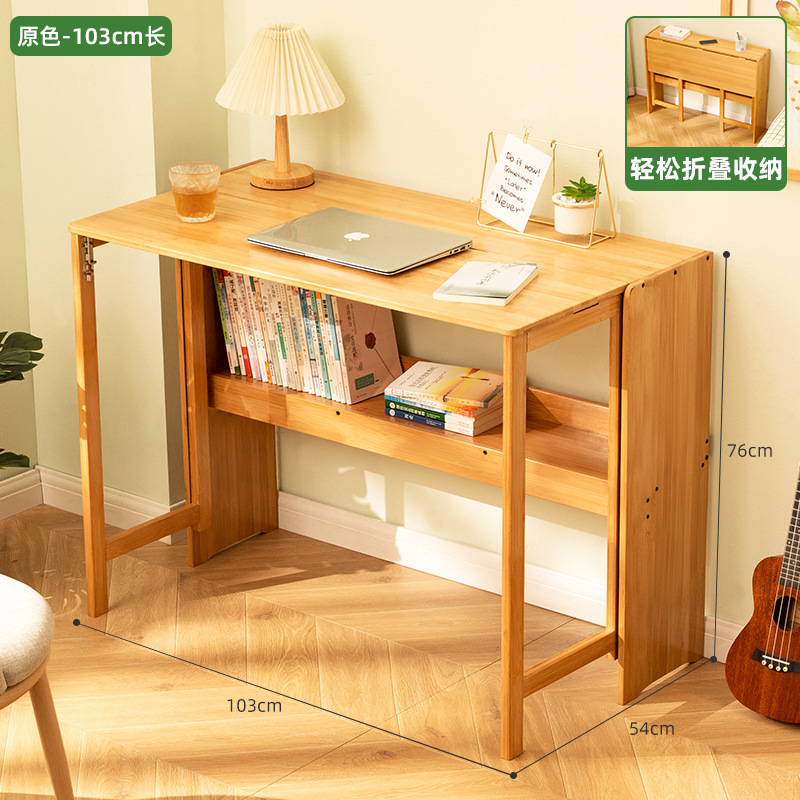 Picture of Foldable Student Desk and Chair Study Desk and Chair suit Home Computer Desk Desktop Table Simple Children's Study Desk