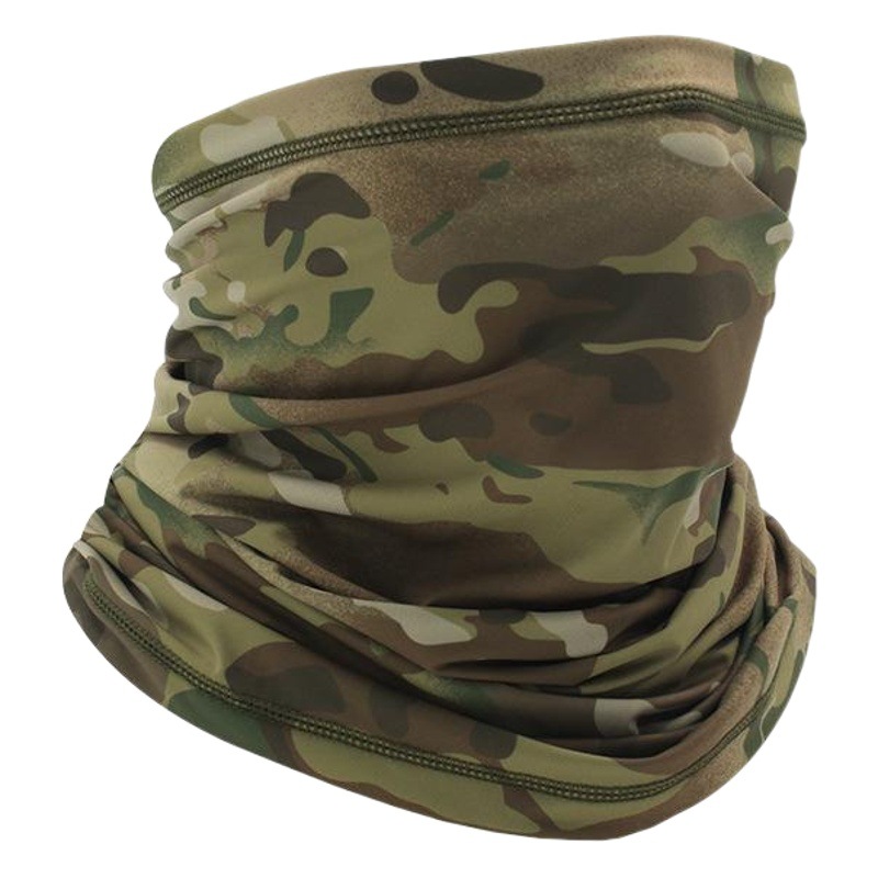 Ruidong Multifunctional Ice Silk Printed Outdoor Riding Fishing Headgear Bib Sports Slit Magic Headscarf
