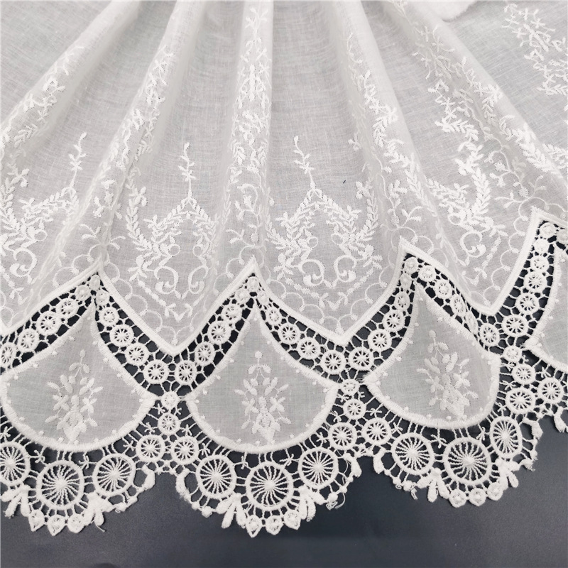 Ready Supply of Cotton Water-Soluble Embroidery, Lace Embroidery, New Stereo Dress Fabric, Water-Soluble Lace