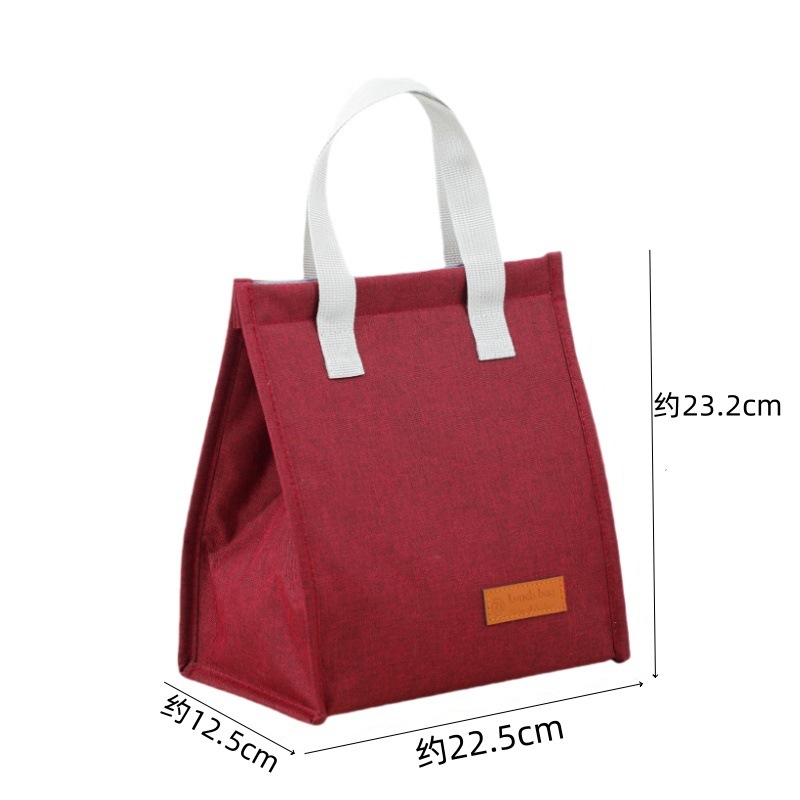 Picture of Large Thickened Lunch Box Bag for Office workers with Meal Lunch Bag Student Portable Insulation Bag Lunch Box Bag Waterproof Preservation Bag